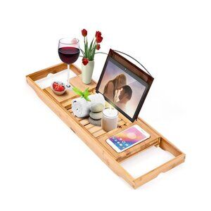 Homemaid Living Bamboo Bathtub Tray NEW